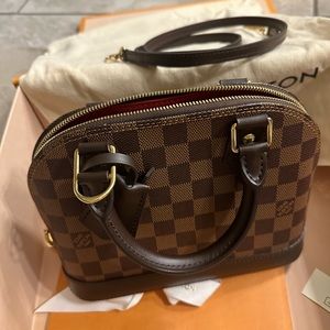 Lv alma bb Damier print